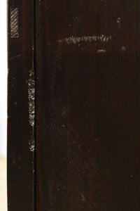 温かみある色彩にゆらゆらガラスが揺らめく十字窓レトロガラスケース　BB3328