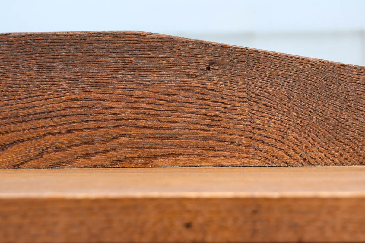 使い勝手の良い落ち着いた風合いの総欅レトロ本棚　BB3329