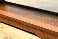 使い勝手の良い落ち着いた風合いの総欅レトロ本棚　BB3329