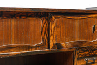 極上の黒柿杢目の上品な面持ちある飾り棚　BB3331