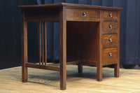 デザイン性の高いレトロ感溢れるデスク　BB3332