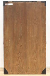 木地色の色彩を黒枠で整えた雅で美しい最上箪笥　BB3334