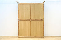 幅1222ミリ‼︎木地色の美しい風合いをした上質なレトロガラスケース　BB3336