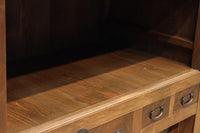 優美なけやき杢目に漆の艶やかな光沢が貫録を漂わす美濃階段箪笥　BB3337