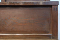 優美なけやき杢目に漆の艶やかな光沢が貫録を漂わす美濃階段箪笥　BB3337