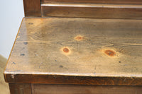 優美なけやき杢目に漆の艶やかな光沢が貫録を漂わす美濃階段箪笥　BB3337