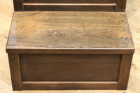 優美なけやき杢目に漆の艶やかな光沢が貫録を漂わす美濃階段箪笥　BB3337