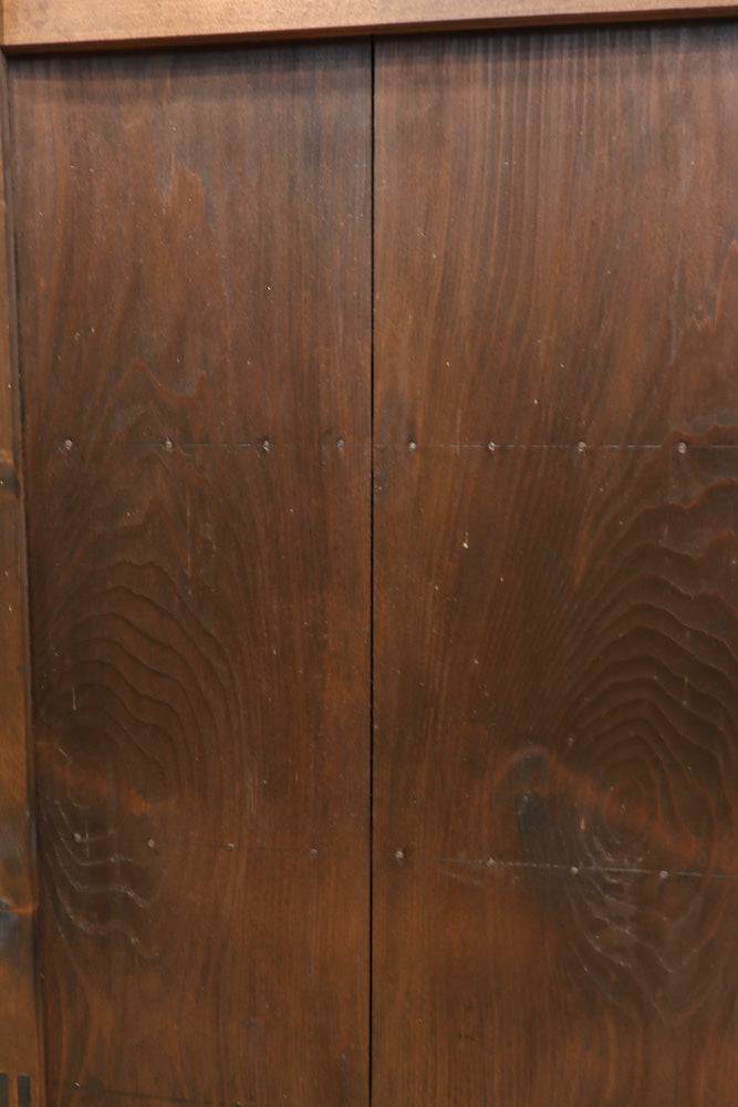 優美なけやき杢目に漆の艶やかな光沢が貫録を漂わす美濃階段箪笥　BB3337