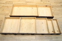 優美なけやき杢目に漆の艶やかな光沢が貫録を漂わす美濃階段箪笥　BB3337