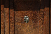 繊細な杢目が浮かびレトロ感溢れる小型茶箪笥　BB3370