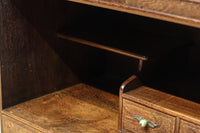 繊細な杢目が浮かびレトロ感溢れる小型茶箪笥　BB3370