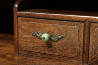 繊細な杢目が浮かびレトロ感溢れる小型茶箪笥　BB3370