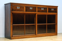 ゆらゆらガラスが引き立つ上品な佇まいをしたガラスケース　BB3379