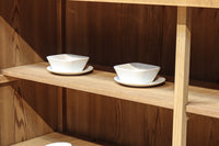 温もり溢れる木地色のオークレトロガラスケース　BB3383