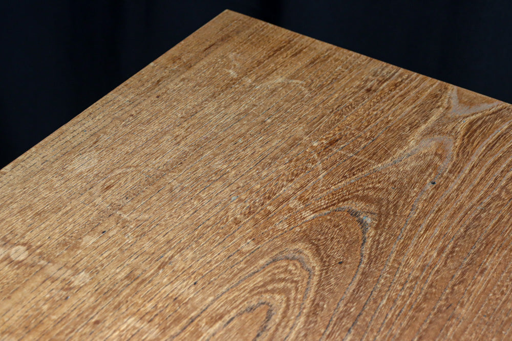 温もり溢れる木地色のオークレトロガラスケース　BB3383