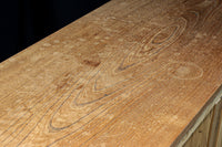 温もり溢れる木地色のオークレトロガラスケース　BB3383