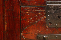 横桟造りの引き戸が印象深い庄内帳場箪笥　BB3398