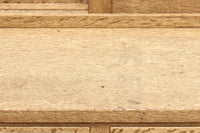 昭和レトロ!! フローラガラスが目を惹く、小振りで可愛らしいキャビネット　BB3399