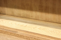 昭和レトロ!! フローラガラスが目を惹く、小振りで可愛らしいキャビネット　BB3399