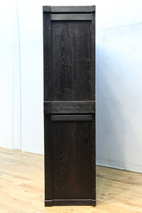 十字枠のゆらゆらガラスがレトロ感を漂わせるレトロガラスケース　BB3414