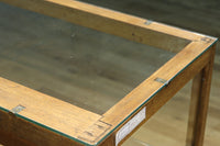L-shaped glass display case BB3428
