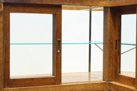 L-shaped glass display case BB3428