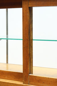 L-shaped glass display case BB3428