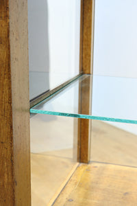 L-shaped glass display case BB3428