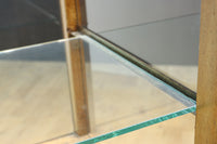 L-shaped glass display case BB3428