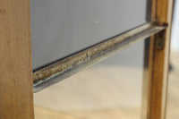 L-shaped glass display case BB3428