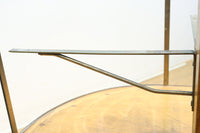 L-shaped glass display case BB3428