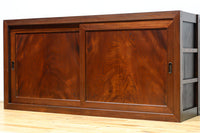 欅杢目が見事な格調ある面持ちの収納箪笥　BB3431