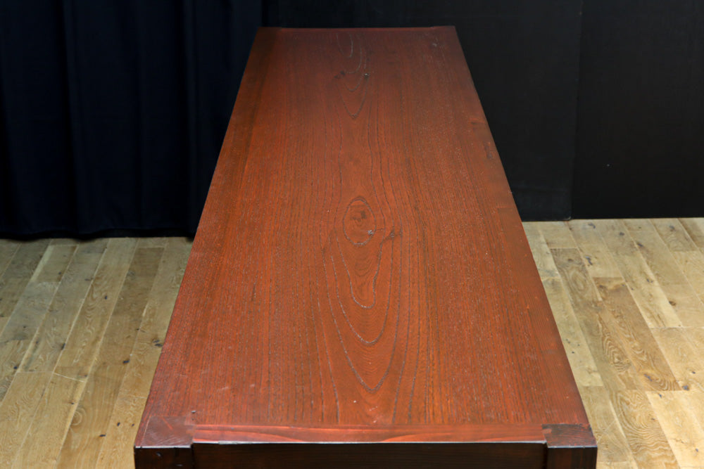 欅杢目が見事な格調ある面持ちの収納箪笥　BB3431