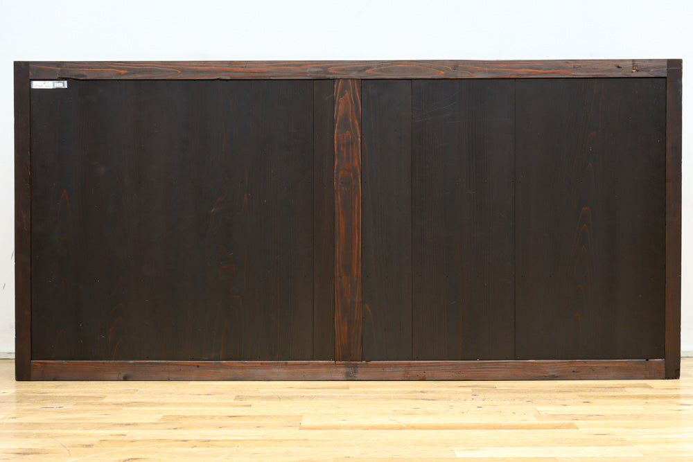 欅杢目が見事な格調ある面持ちの収納箪笥　BB3431