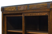 ゆらゆらガラスとレリーフ彫刻で優しい雰囲気のガラスケース　BB3452