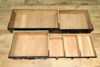 極上‼︎ 縁起の良い絵柄の装飾金具で華やかに飾られた庄内六丁曳き衣裳箪笥　BB3454