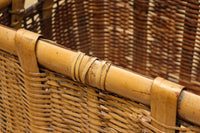 温かみある風合いに包まれた竹製角カゴ　DC1034