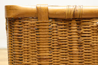 温かみある風合いに包まれた竹製角カゴ　DC1034