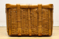 温かみある風合いに包まれた竹製角カゴ　DC1034