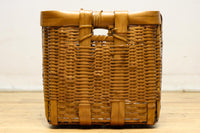 温かみある風合いに包まれた竹製角カゴ　DC1034