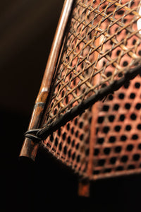 竹編みの笠で風情溢れる小さな電笠　DC3791　在庫2個