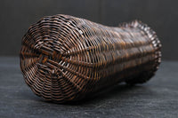 すっきりとしたシンプルな竹編みの花カゴ　DC3834