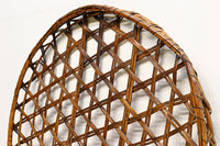 竹編みの大きな丸い蚕かご　DC4077
