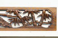 松竹梅を繊細に描いた彫刻透かし板　DC4096ab　在庫(a:1 b:0)枚