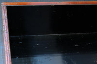 黒漆の色彩が趣きある木箱　DC4286