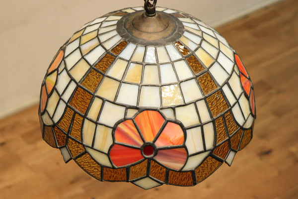 Stained glass style chandelier DC4446