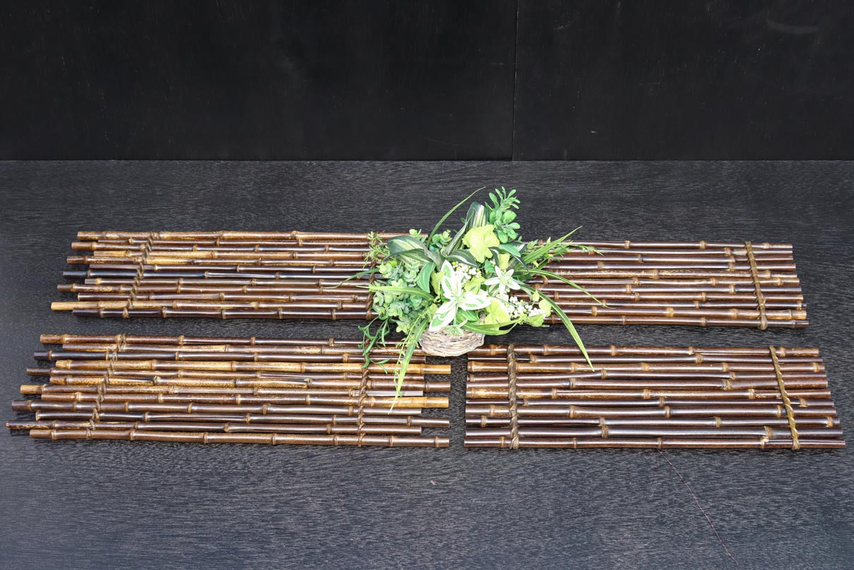 綺麗に整えて並べられた竹の敷物　DC4470ab　在庫(a:1 b:0)枚