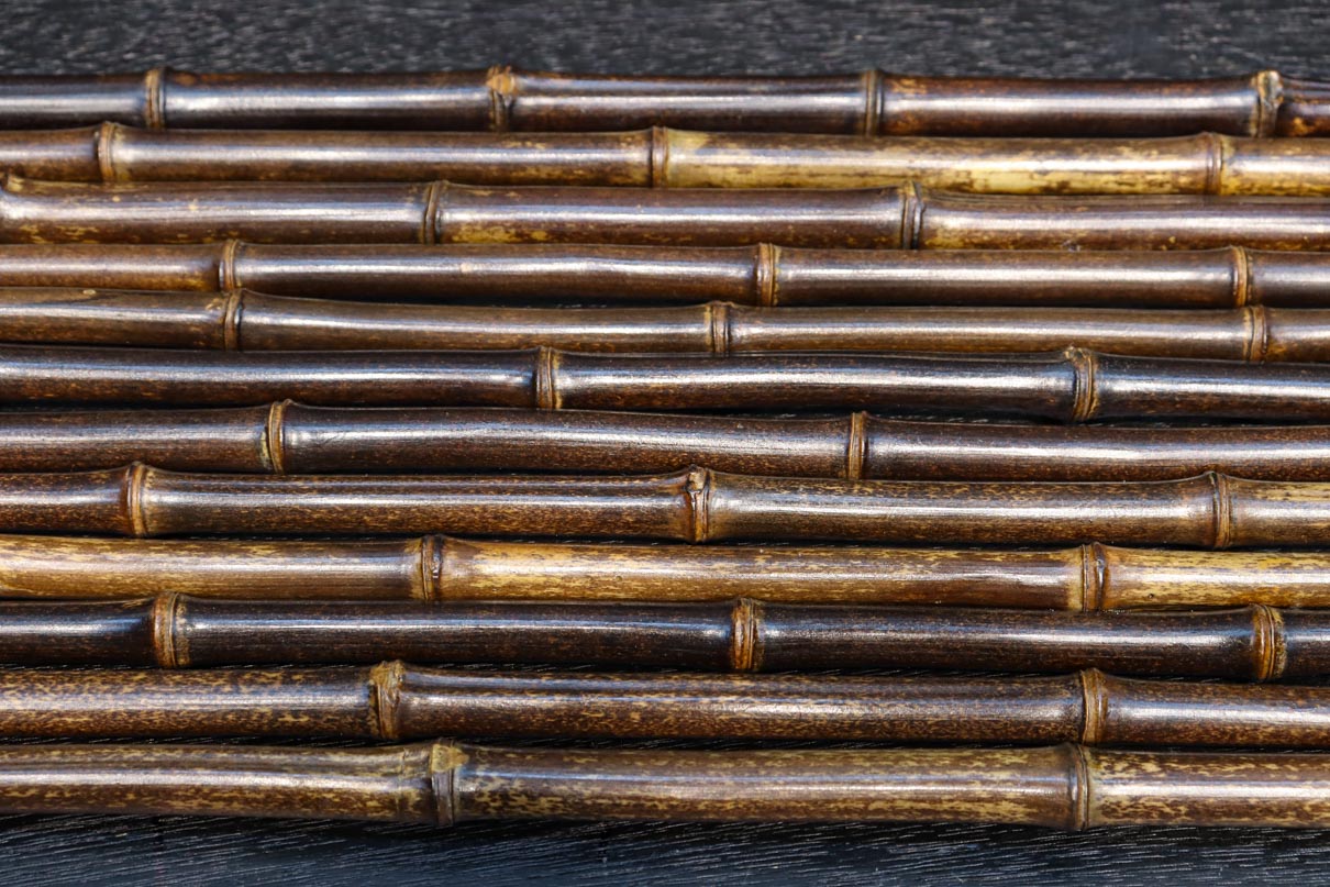 綺麗に整えて並べられた竹の敷物　DC4470ab　在庫(a:1 b:0)枚
