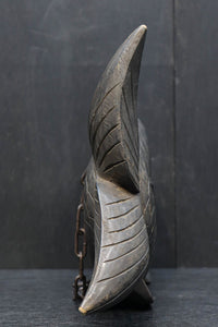 立派な木彫りの鯛型の横木　DC4613