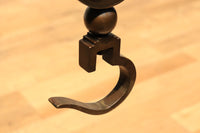 松竹梅と縁起良い真鍮製の自在鉤　DC4627